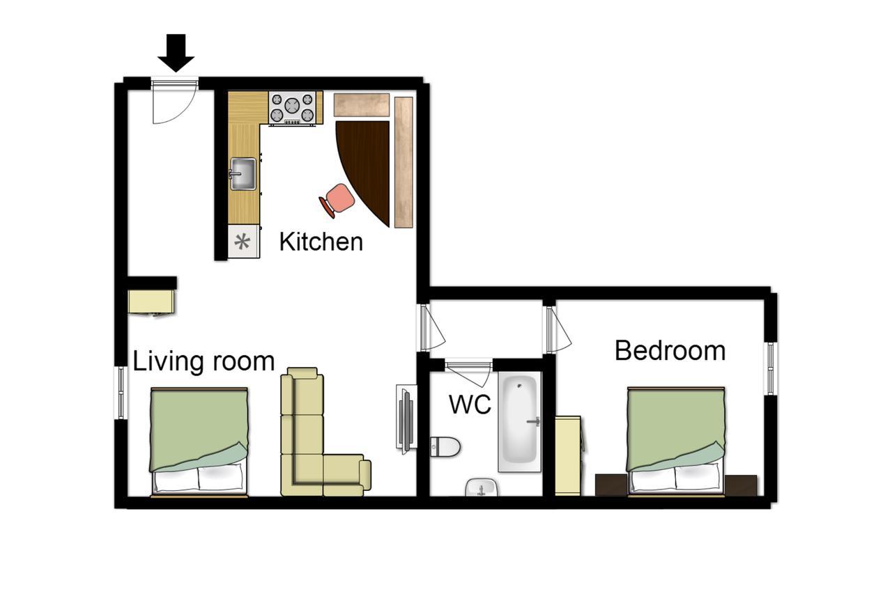 Modern Apartments Opatovicka Прага Екстериор снимка